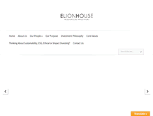 Tablet Screenshot of elionhouse.com